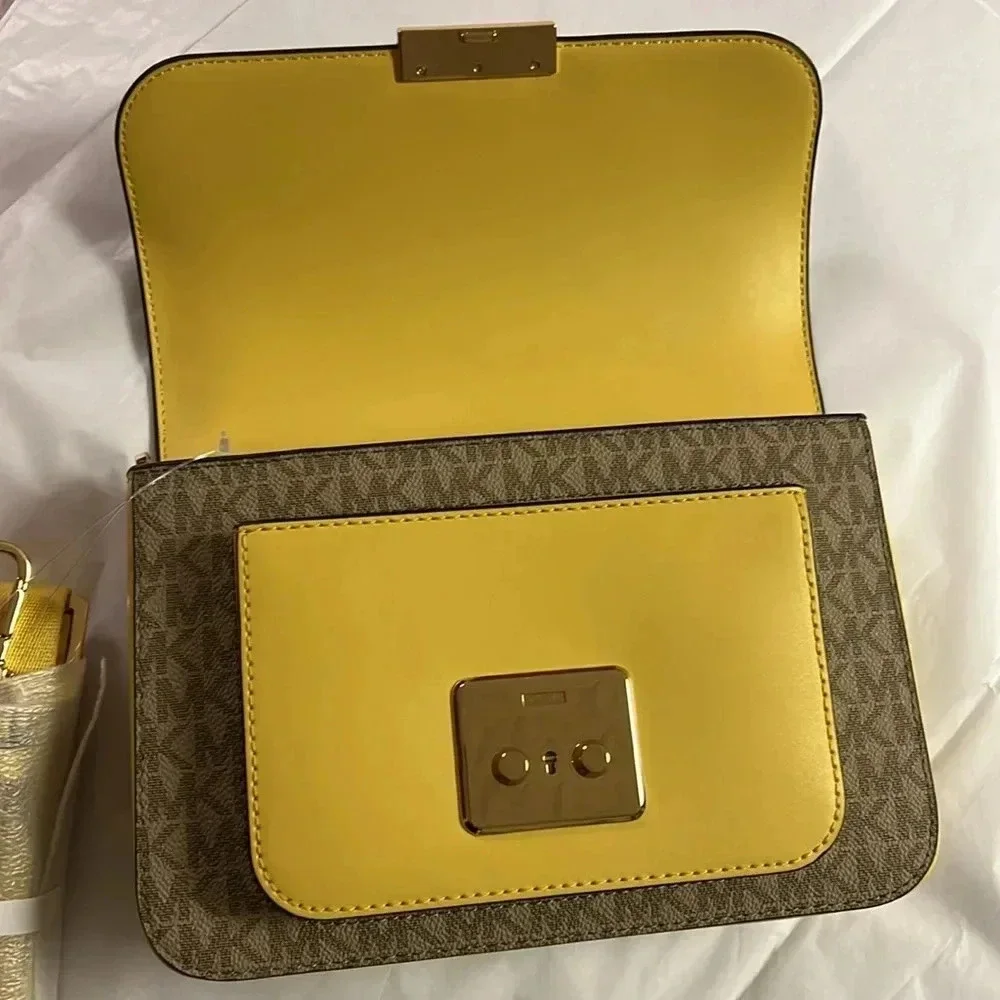 - NWT beautiful yellow leather